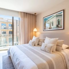 Contemporary 2BR Getaway | Upper Floor | Gated Complex
