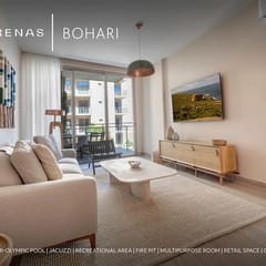 Modern Upper-Level Coastal Escape in Las Arenas | Family Friendly