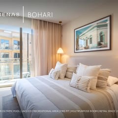 Contemporary 2BR Getaway | Upper Floor | Gated Complex