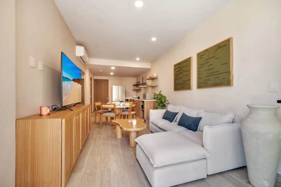 Bright & Breezy Condo near Cabo Marina | Great for Long Stays!