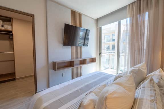 Contemporary 2BR Getaway | Upper Floor | Gated Complex