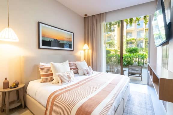 Modern Beach Escape | Ground 2BR | Secure Community
